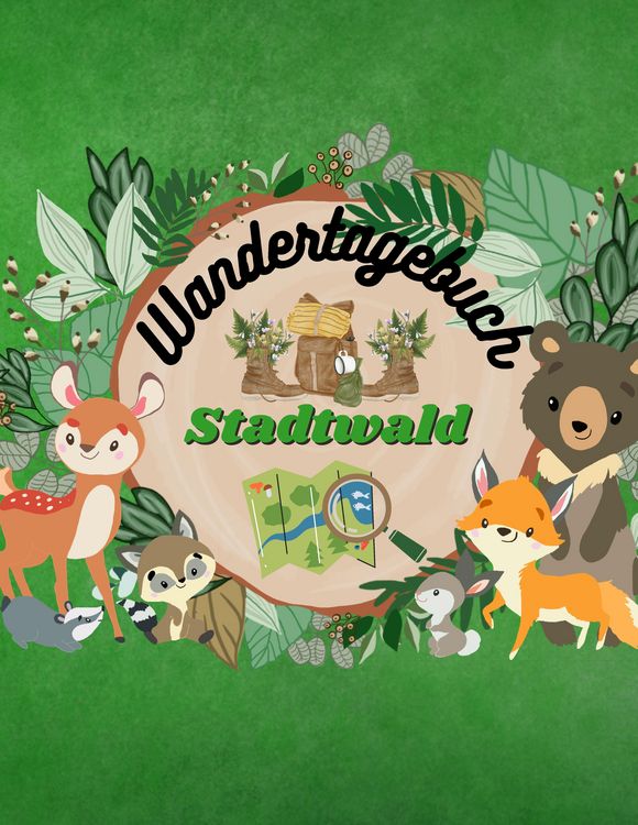 Produktbild: Wandertagebuch Stadtwald f&uuml;r Kinder Wanderbuch