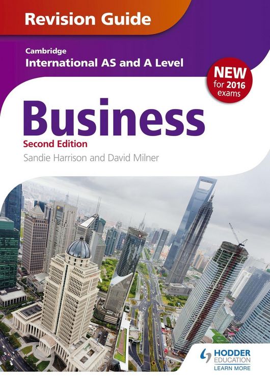 Produktbild: Cambridge International AS/A Level Business Revision Guide 2nd edition