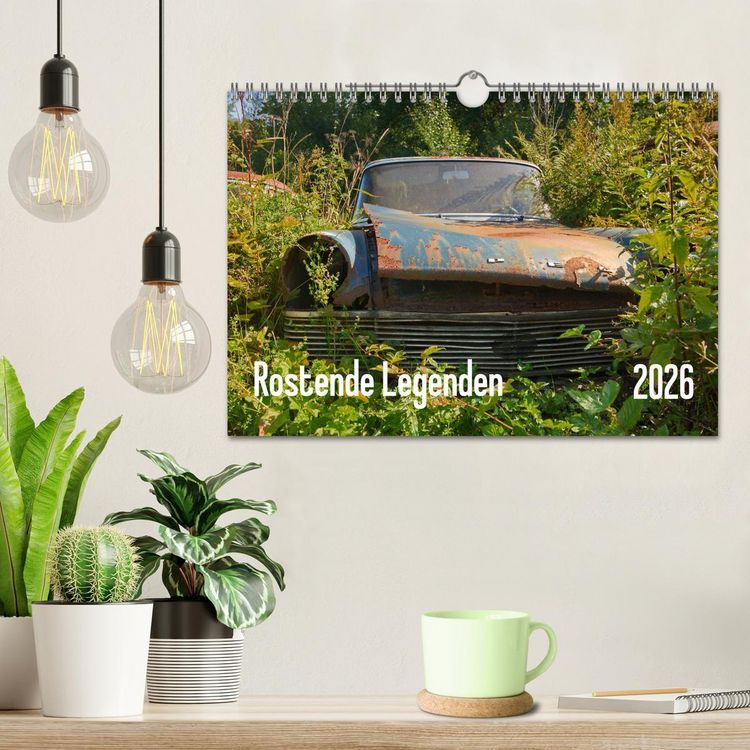 Produktbild: Rostende Legenden (Wandkalender 2026 DIN A4 quer), CALVENDO Monatskalender