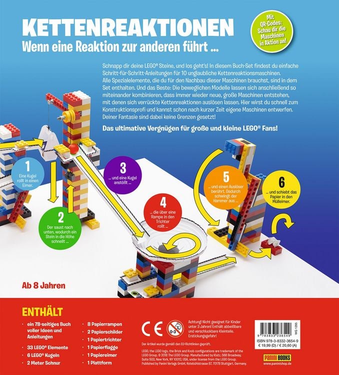 Produktbild: LEGO&reg; Kettenreaktionen: Baue dir 10 bewegliche Maschinen