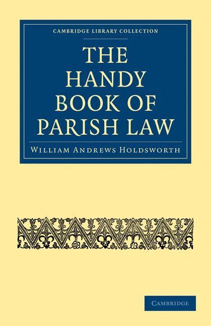 Produktbild: The Handy Book of Parish Law