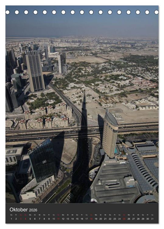Produktbild: Dubai (Tischkalender 2026 DIN A5 hoch), CALVENDO Monatskalender