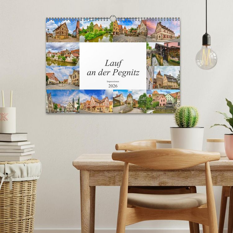 Produktbild: Lauf an der Pegnitz Impressionen (Wandkalender 2026 DIN A3 quer), CALVENDO Monatskalender