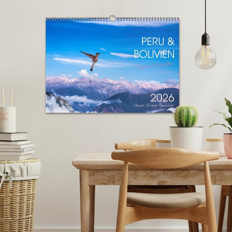 Produktbild: Peru und Bolivien - Traumlandschaften (Wandkalender 2026 DIN A3 quer), CALVENDO Monatskalender