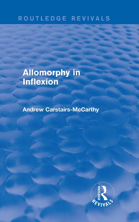 Produktbild: Allomorphy in Inflexion (Routledge Revivals)