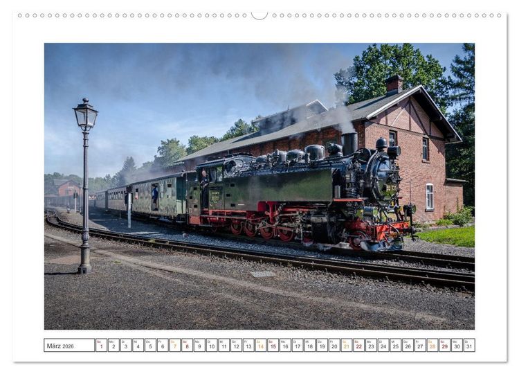 Produktbild: Museumsbahnen auf Tour (Wandkalender 2026 DIN A2 quer), CALVENDO Monatskalender