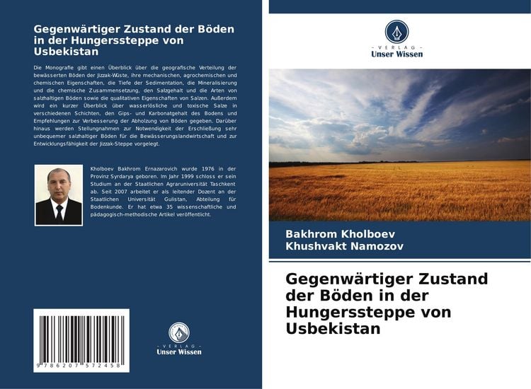 Produktbild: Gegenw&auml;rtiger Zustand der B&ouml;den in der Hungerssteppe von Usbekistan