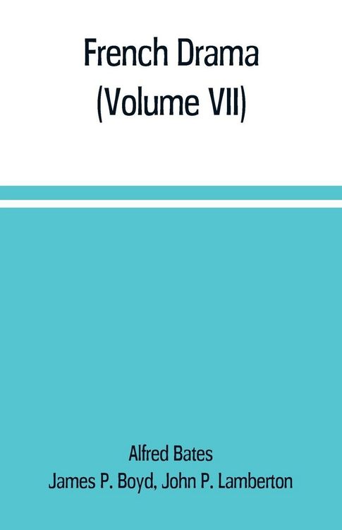Produktbild: French Drama (Volume VII)