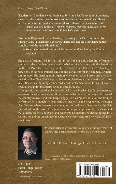 Produktbild: Touring the Antebellum South with an English Opera Company