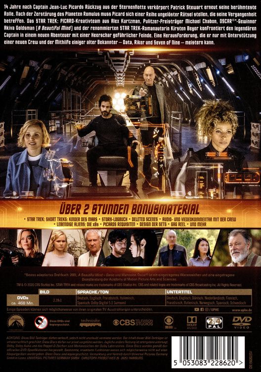Produktbild: STAR TREK: Picard - Staffel 1 [4 DVDs]