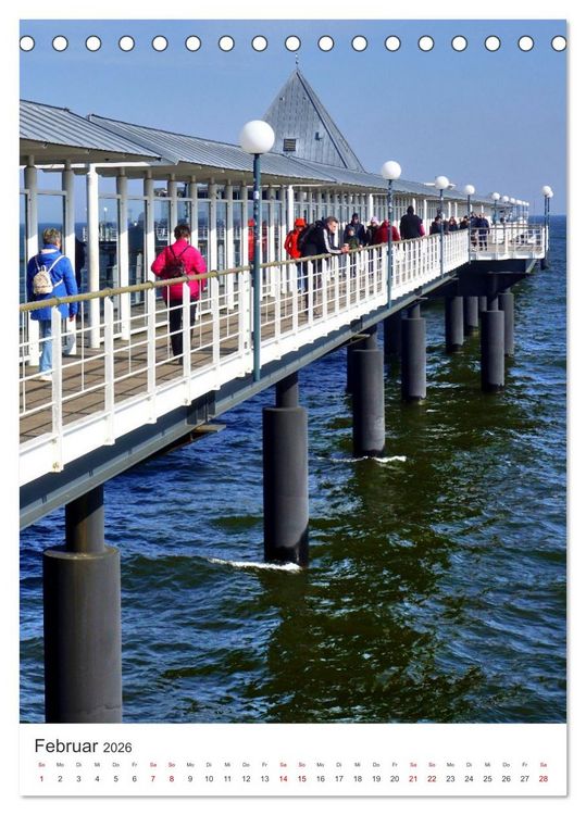 Produktbild: Ostseebad Heringsdorf (Tischkalender 2026 DIN A5 hoch), CALVENDO Monatskalender