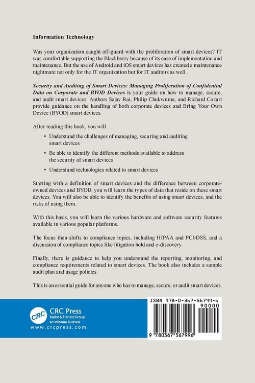 Produktbild: Security and Auditing of Smart Devices