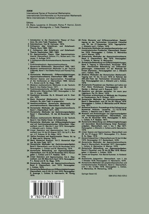 Produktbild: Numerische Methoden bei graphentheoretischen und kombinatorischen Problemen