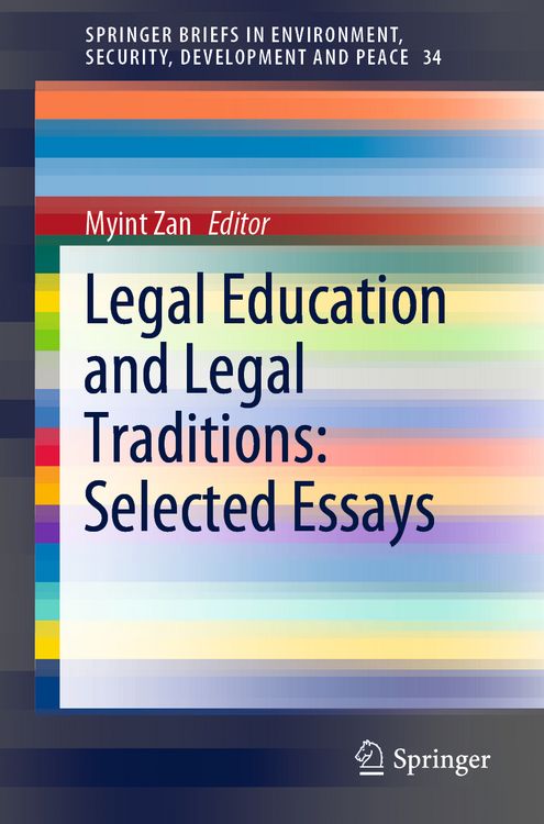 Produktbild: Legal Education and Legal Traditions: Selected Essays
