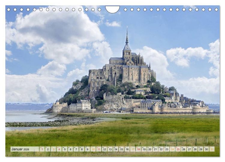 Produktbild: Normandie und Bretagne-faszinierend abwechslungsreich (Wandkalender 2026 DIN A4 quer), CALVENDO Monatskalender