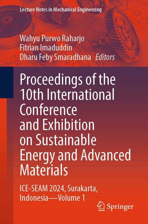 Produktbild: Proceedings of the 10th International Conference and Exhibition on Sustainable Energy and Advanced Materials