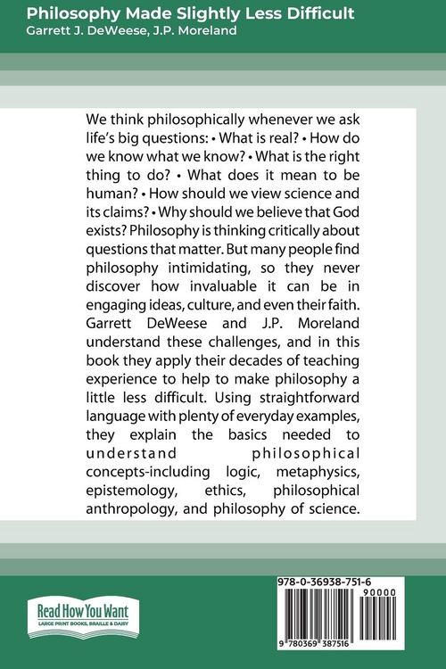 Produktbild: Philosophy Made Slightly Less Difficult (2nd Edition)