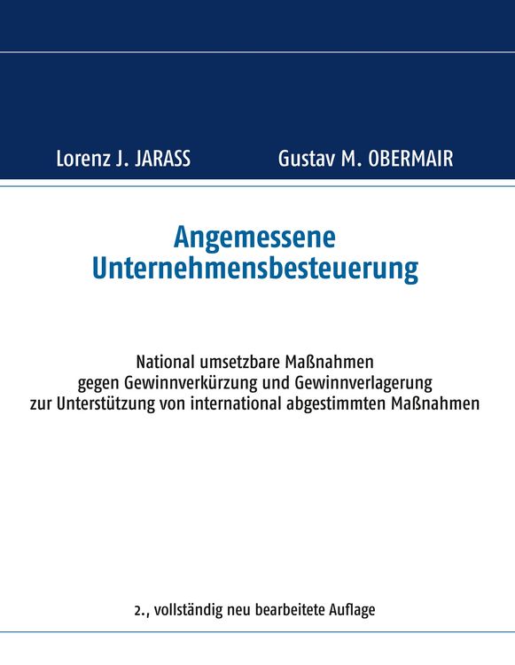 Produktbild: Angemessene Unternehmensbesteuerung