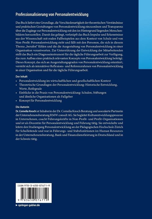 Produktbild: Professionalisierung von Personalentwicklung