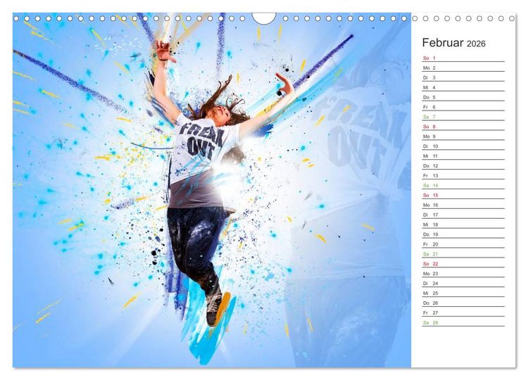 Produktbild: HipHopDance (Wandkalender 2026 DIN A3 quer), CALVENDO Monatskalender