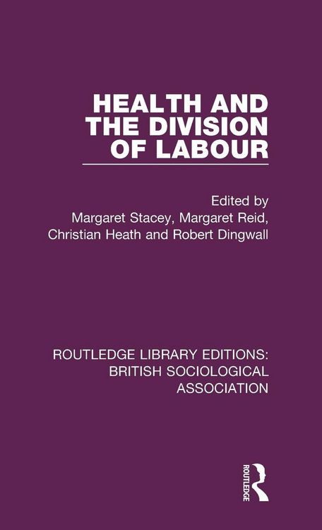 Produktbild: Health and the Division of Labour