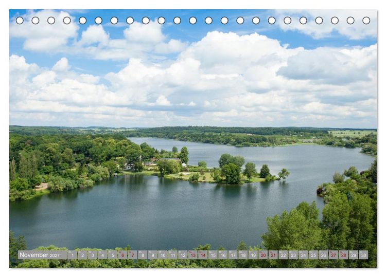 Produktbild: Hausbooturlaub Deutschland - Mecklenburgische Seenplatte (Tischkalender 2027 DIN A5 quer), CALVENDO Monatskalender