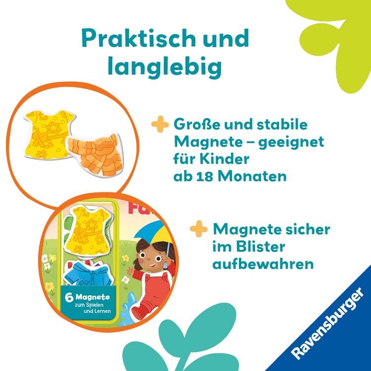 Produktbild: Play+ Mein Spiel mit-Magnetbuch Komm, wir lernen die Farben - ab 18 Monate