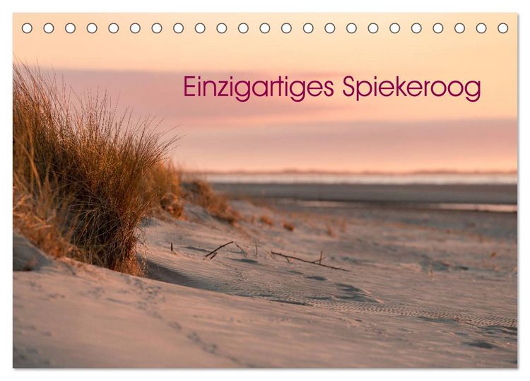 Produktbild: Einzigartiges Spiekeroog (Tischkalender 2026 DIN A5 quer), CALVENDO Monatskalender