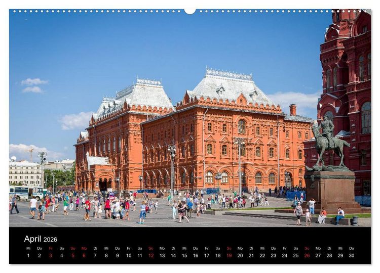 Produktbild: Moskau 2026 (hochwertiger Premium Wandkalender 2026 DIN A2 quer), Kunstdruck in Hochglanz