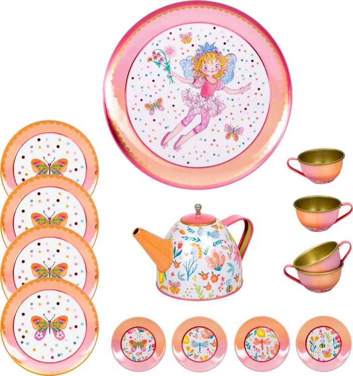 Produktbild: Spielgeschirr - Prinzessin Lillifee (aus Metall)