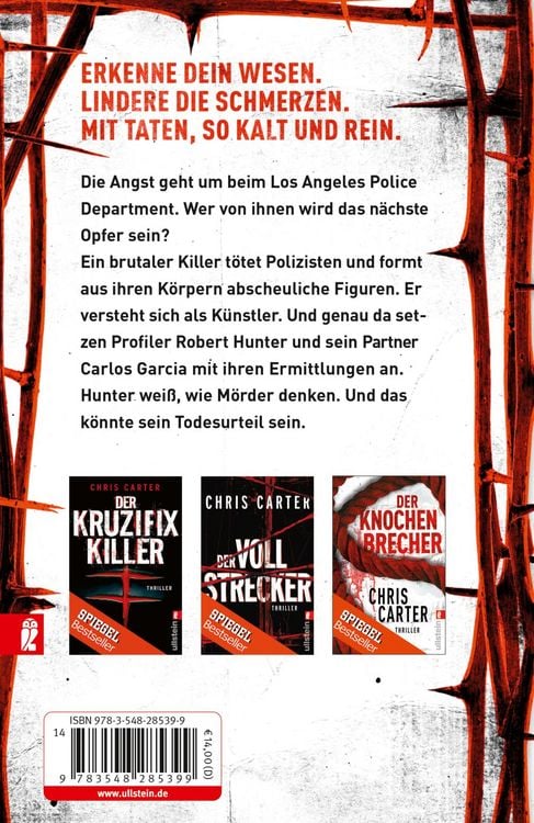 Produktbild: Totenk&uuml;nstler / Detective Robert Hunter Band 4