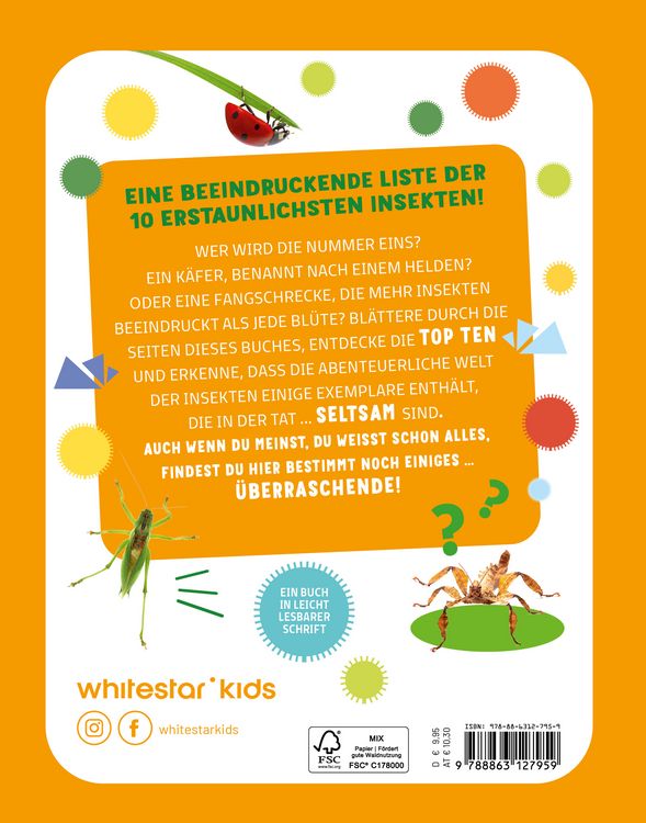 Produktbild: Top Ten die seltsamsten Insekten