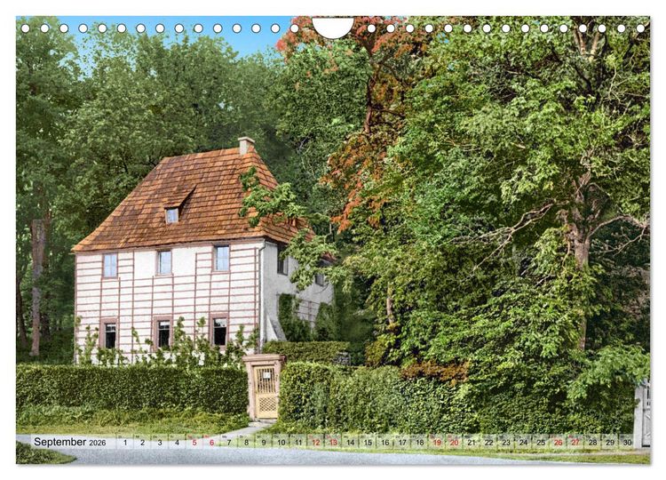 Produktbild: Th&uuml;ringen um das Jahr 1900 &ndash; Fotos neu restauriert und detailcoloriert. (Wandkalender 2026 DIN A4 quer), CALVENDO Monatskalender