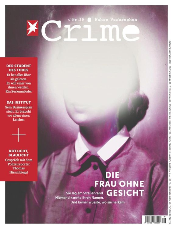 Produktbild: Stern CRIME 39/2021 - Die Frau ohne Gesicht