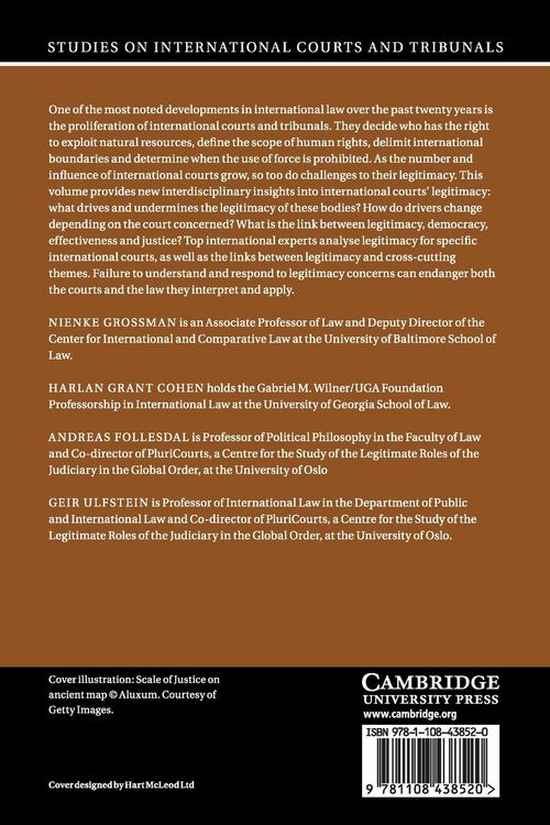 Produktbild: Legitimacy and International Courts