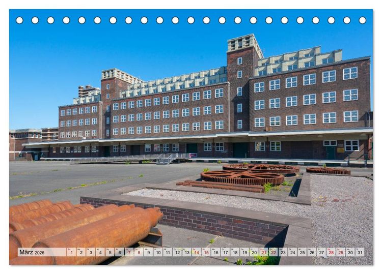 Produktbild: Bauhaus-Architektur im Ruhrgebiet (Tischkalender 2026 DIN A5 quer), CALVENDO Monatskalender