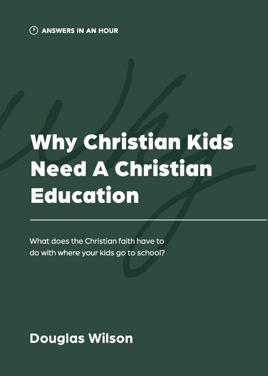 Produktbild: Why Christian Kids Need a Christian Education