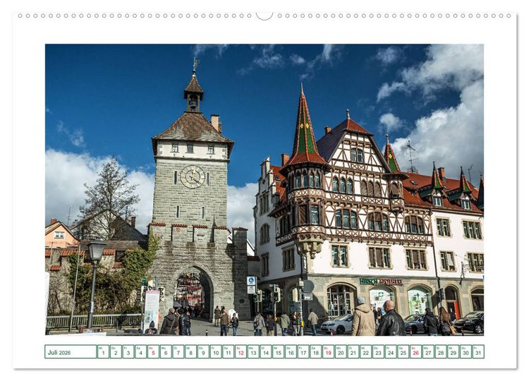 Produktbild: Konstanz - die gr&ouml;&szlig;te Stadt am Bodensee (hochwertiger Premium Wandkalender 2026 DIN A2 quer), Kunstdruck in Hochglanz