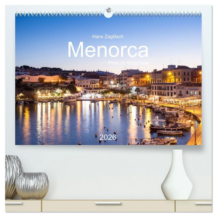 Produktbild: Menorca - Perle im MIttelmeer (hochwertiger Premium Wandkalender 2026 DIN A2 quer), Kunstdruck in Hochglanz