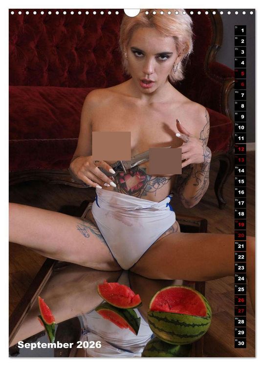 Produktbild: TATTOO TARTS - Inked Killer Babes (Wandkalender 2026 DIN A3 hoch), CALVENDO Monatskalender