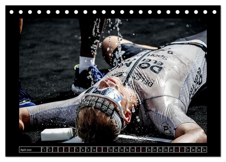 Produktbild: TRIATHLON Impressionen (Tischkalender 2026 DIN A5 quer), CALVENDO Monatskalender