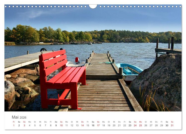 Produktbild: Meine Lieblingspl&auml;tze in S&uuml;dschweden (Wandkalender 2026 DIN A3 quer), CALVENDO Monatskalender
