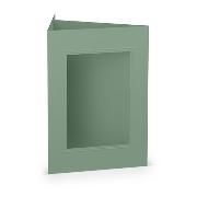 Produktbild: Paperado-5er Pack PP-Karten eckig Ft.B6, Eucalyptus