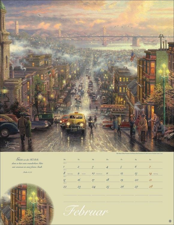 Produktbild: Thomas Kinkade: Land im Licht Kalender 2027