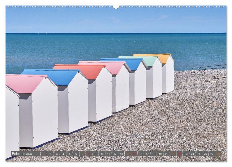 Produktbild: Traumreisen Normandie (hochwertiger Premium Wandkalender 2026 DIN A2 quer), Kunstdruck in Hochglanz