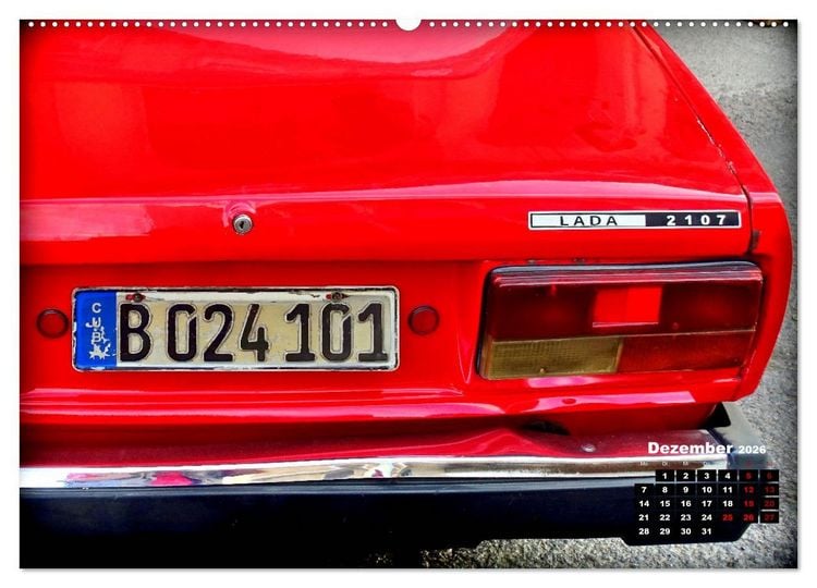 Produktbild: LADA-2107 - Die Auto-Ikone der UdSSR (Wandkalender 2026 DIN A2 quer), CALVENDO Monatskalender