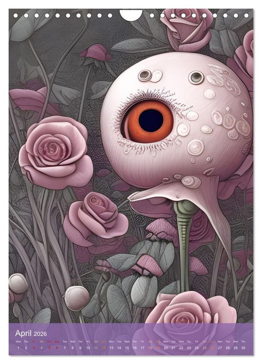 Produktbild: Enchanted Eyes (Wall Calendar 2026 DIN A4 portrait), CALVENDO 12 Month Wall Calendar