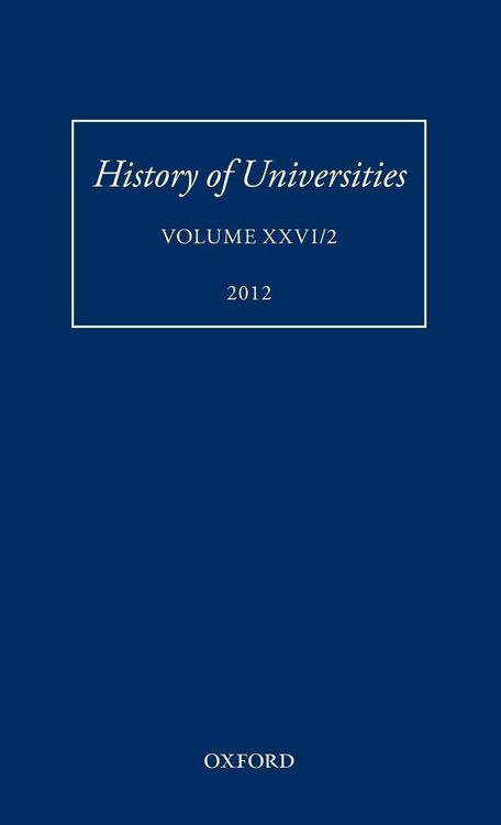 Produktbild: HISTORY OF UNIVERSITIES VOL 26/2 HOU C