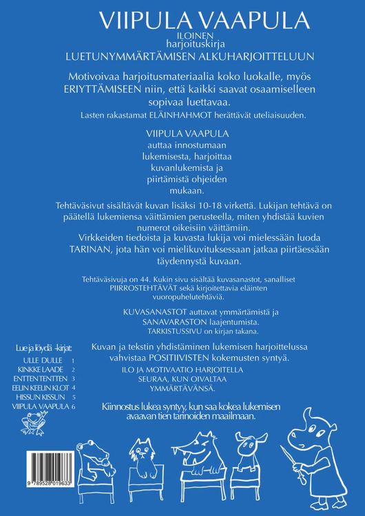 Produktbild: Viipula Vaapula luetunymm&auml;rt&auml;misteht&auml;v&auml;t 6