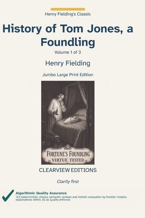 Produktbild: History of Tom Jones, a Foundling - Volume 1 of 3
